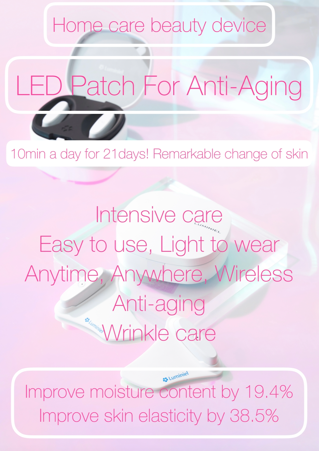 LED Patches Luminiel LED light therapy